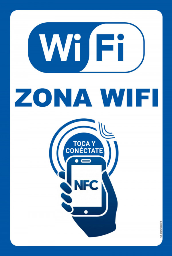 Wifi Exclusivo Clientes Acercando El M Vil Al Smart Wifi Poster De Akrocard