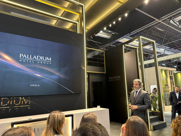 Jesus Sobrino en la rueda de prensa de Palladium