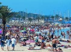 El turismo español crece un 44,6% en Baleares entre enero y mayo