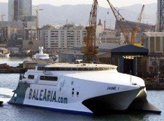 Baleària ha lanzado un tercer servicio alta velocidad entre Palma y Barcelona
