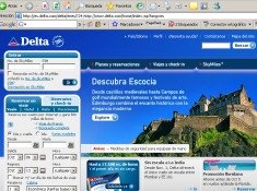 Delta lanza la versión en español de su web