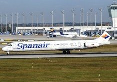 Spanair permite facturar y embarcar en la T3 de Barajas a los pasajeros del puente aé­reo