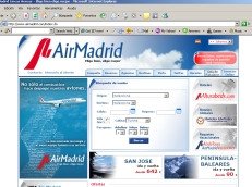 Air Madrid ha vendido en el canal web 50 M € al cierre del año fiscal, en septiembre 2006