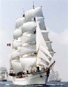 Llega a Cartagena el buque Cuauhtémoc