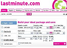 TUI UK y lastminute.com aumentan el número de búsquedas online al modificar sus páginas de inicio