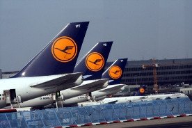 Lufthansa transportó 22 millones de pasajeros hasta mayo, un 6,2% más que en 2006