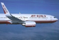 Air Berlin continúa en números rojos pero su facturación crece un 66,6%
