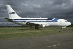 Aerolíneas Argentinas adquiere un nuevo Boeing 737-500