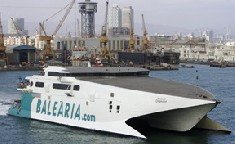 Balèaria cancela el ferry rápido que une Palma con Barcelona por lo percances padecidos en el verano