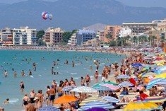 Baleares recibe un 5,6% más de turistas en los ocho primeros meses del año