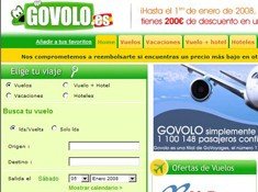 La agencia online francesa Go Voyages lanza en el mercado español su filial GoVolo