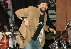 Juan Luis Guerra, reclamo turístico en el stand de Dominicana en la ITB