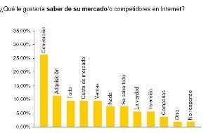 El 63% de las empresas turísticas no sabe cuál es su cuota de mercado en internet