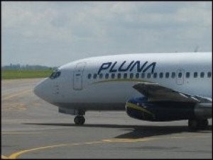 Pluna presentó su primer avión Bombardier