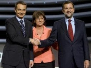 Las encuestas dan como ganador a Zapatero en un debate con "déjà vu"