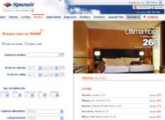 Marsans, nuevo proveedor de hoteles de Spanair.com