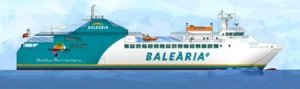 Balearia ha botado su nuevo barco construido con una inversión de 42 M €