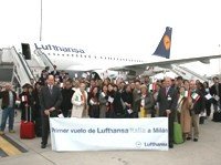 Lufthansa Italia debuta en Madrid