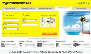 Páginas Amarillas reserva hoteles bajo el paraguas de una web del Reino Unido