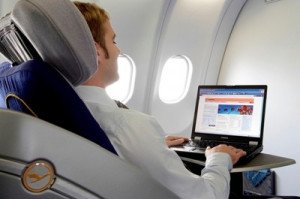 Lufthansa relanza internet a bordo