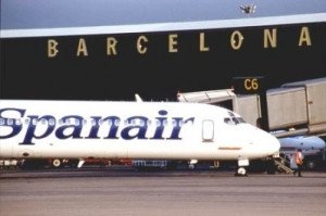 Spanair eliminará más rutas con Madrid para potenciar Barcelona