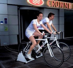 Los clientes del Crowne Plaza de Copenhague crearán energía mientras hacen deporte
