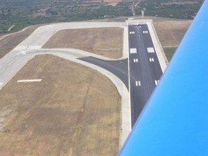 El aeropuerto de Menorca utiliza la pista de contingencias