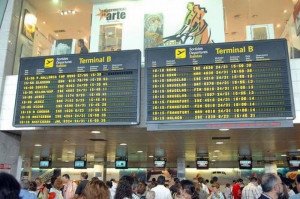 Los aeropuertos españoles registran en el primer trimestre un tráfico de 40 millones de pasajeros