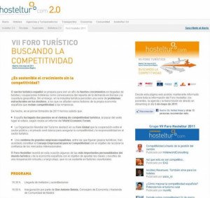 VII Foro Turístico Hosteltur: Buscando la competitividad