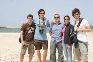 Bloguers de viajes disfrutan de Fuerteventura