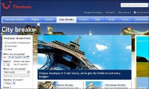 Thomson tiene el website de viajes más visitado en el mercado británico