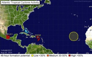 El huracán Irene amenaza República Dominicana y Puerto Rico