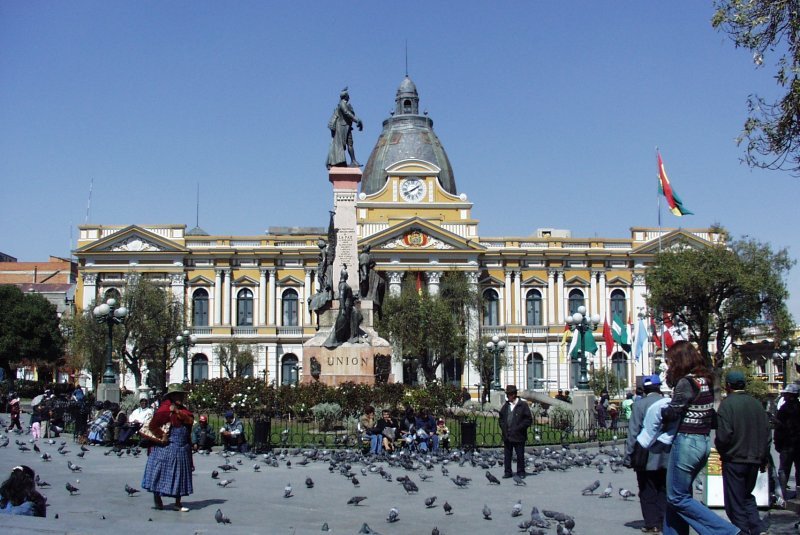Palacio de Congresos de Bolivia, en La Paz.