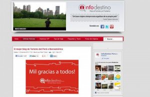Blogger peruano gana primer concurso organizado por FITUR