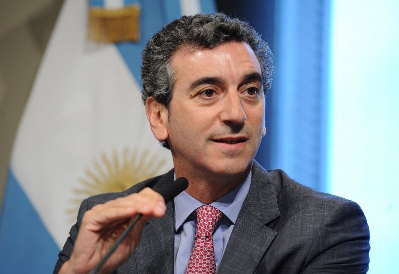 Florencio Randazzo, ministro del Interior y Transporte de Argentina. 