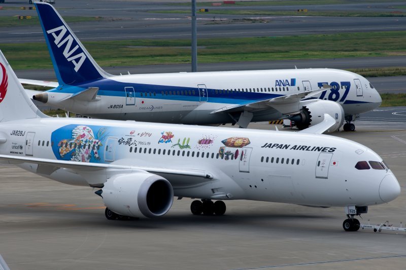 ANA y Japan Airlines suspendieron vuelos con el Boeing 787.