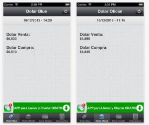 Argentina: aplicación de iPhone permite controlar “dólar blue”