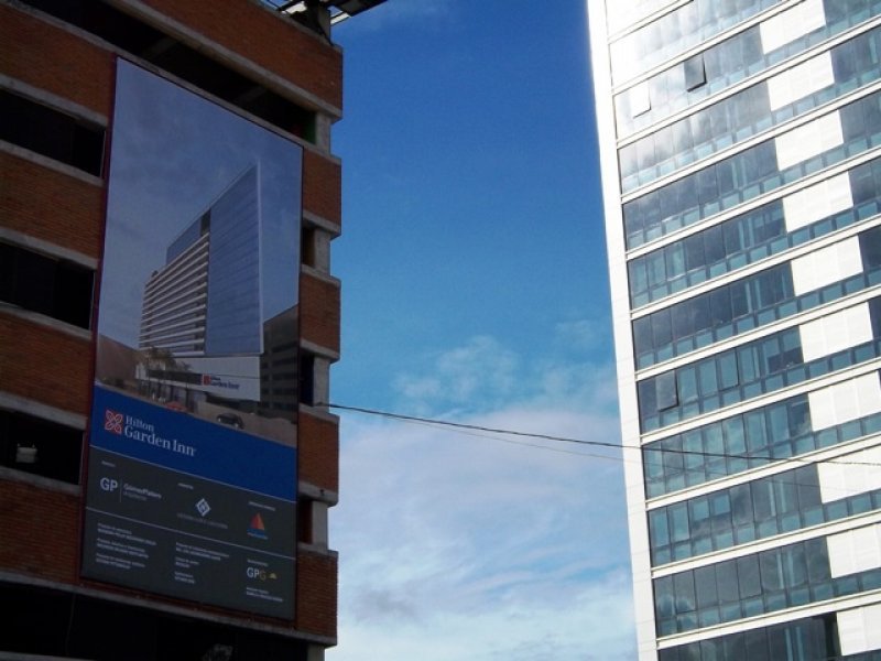 El Hilton Garden Inn estará conectado a Montevideo Shopping y a las torres del World Trade Center