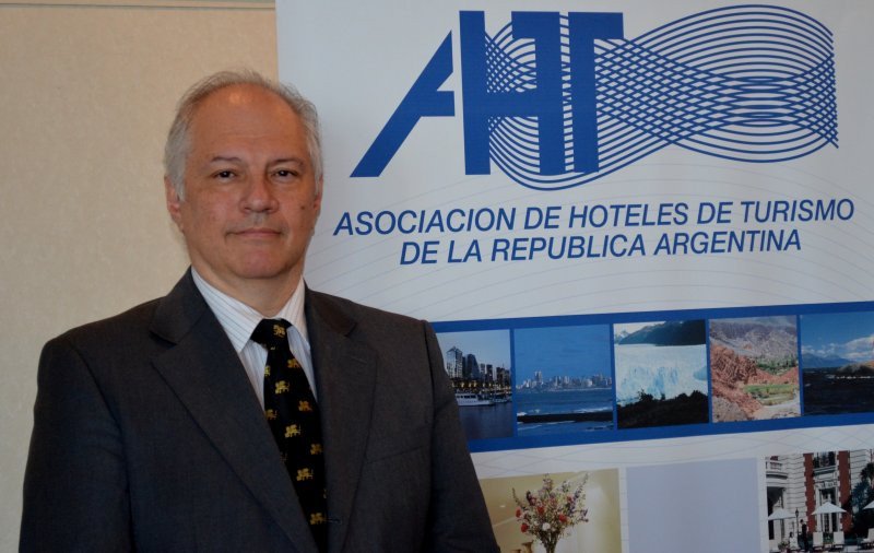 Carlos Montaldo, presidente de la Asociación de Hoteles de Turismo de la República Argentina.