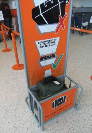 EasyJet introduce un “tamaño de garantía” para el equipaje de mano