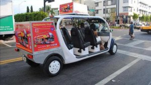 En Miami Beach se impone un servicio de taxis gratuitos a cambio de publicidad