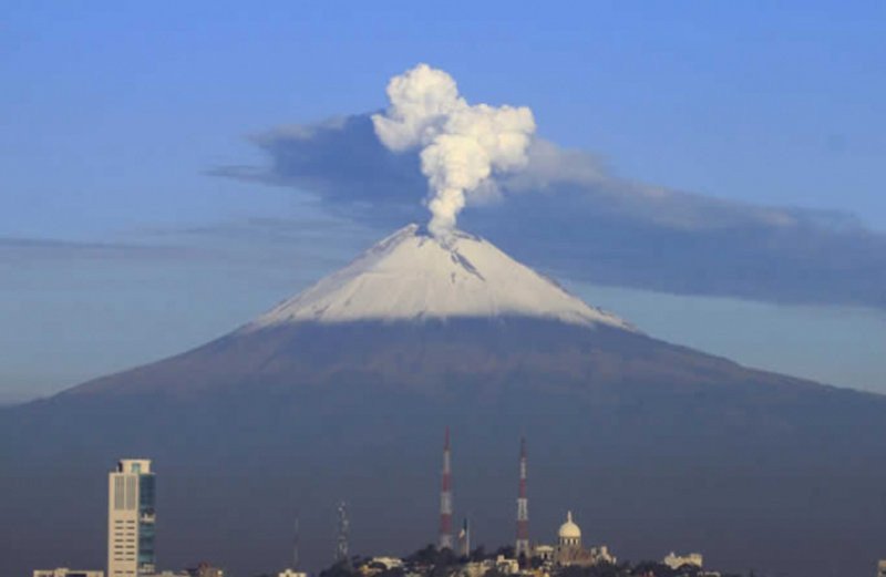 Volcán Popocatépetl. (Foro: Vanguardia)