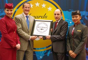 Qatar Airways gana tres galardones en los Premios Skytrax 2013