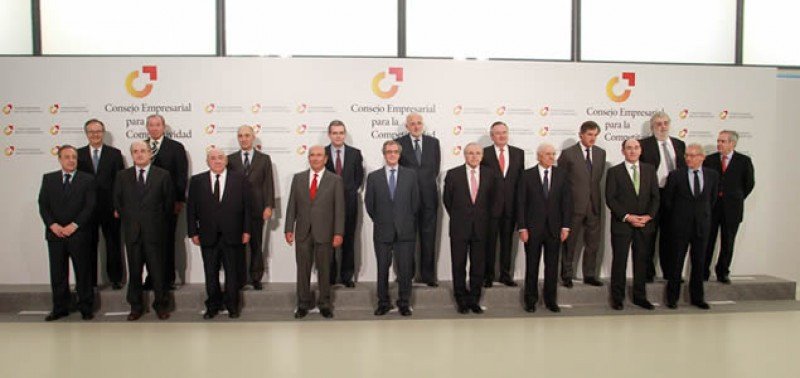 Miembros del Consejo Empresarial para la Competitividad (imagen de archivo).