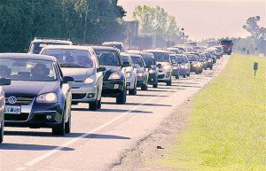 Más de dos millones de autos en rutas por las vacaciones en Argentina