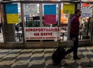 Aeropuertos operan con algunos retrasos en Brasil por huelga