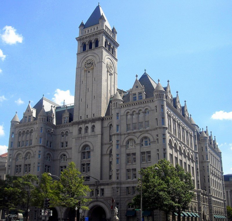 Antiguo edificio de Correos de Washington que albergará el establecimiento de Trump Hotel Collection.