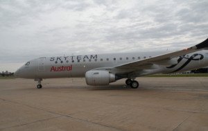 Austral suma nuevo Embraer E-190 EJR a su flota de aviones