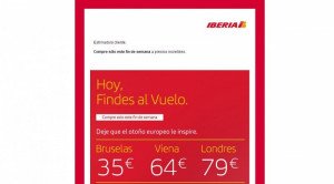 Iberia lanza ofertas cuando las agencias están cerradas, denuncia el sector