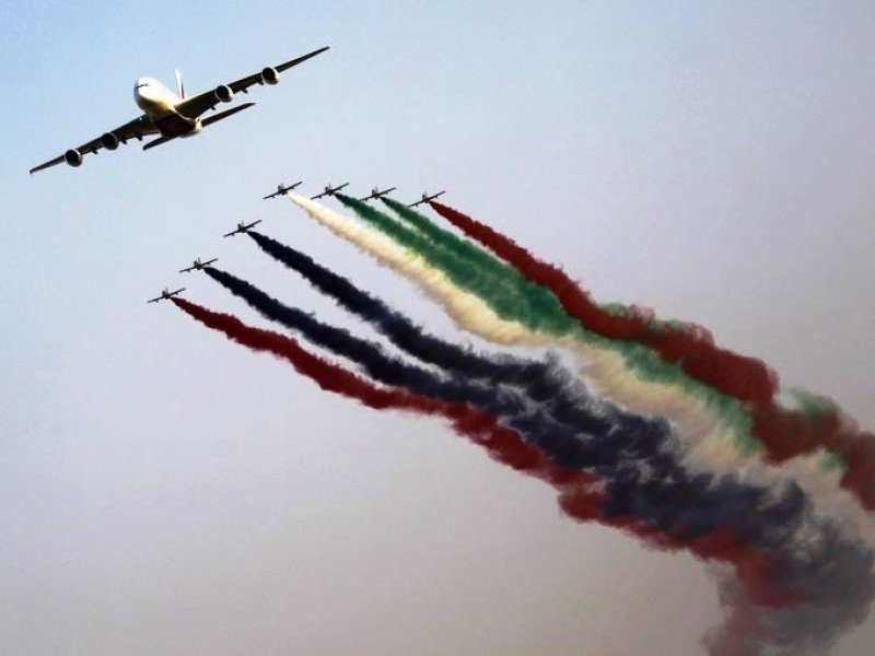 Dubai Air Show. (Foto: AP Kamran Jebreili).
